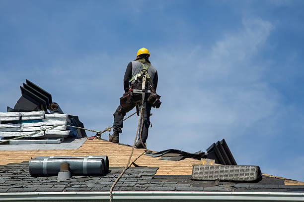Professional Emergency Roof Repair technician working in Ithaca, NY